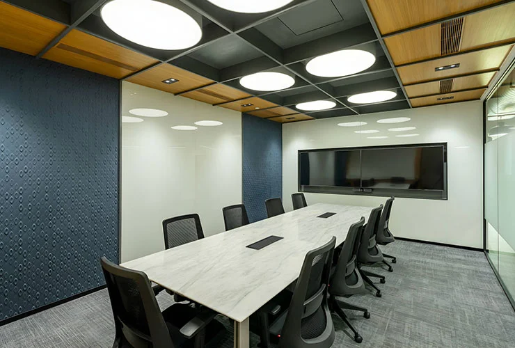 Conference Table With Power Outlets